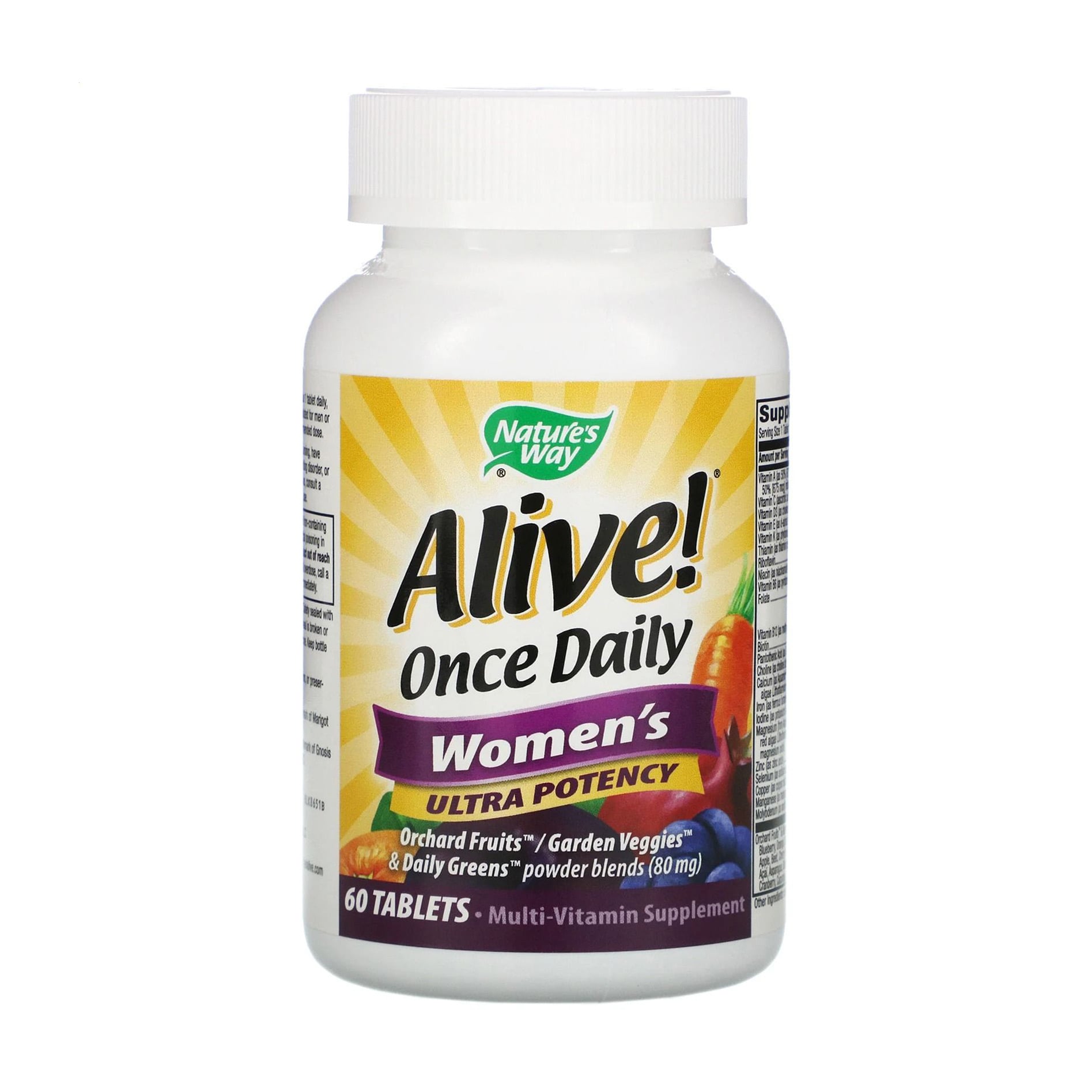Жіночі мультивітаміни Nature's Way Alive! Once Daily Women's Ultra Potency Multi-Vitamin, 60 таблеток